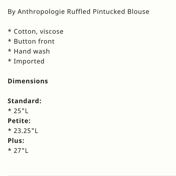 Anthropologie Ruffled Pintucked Blouse - Picture 4 of 11